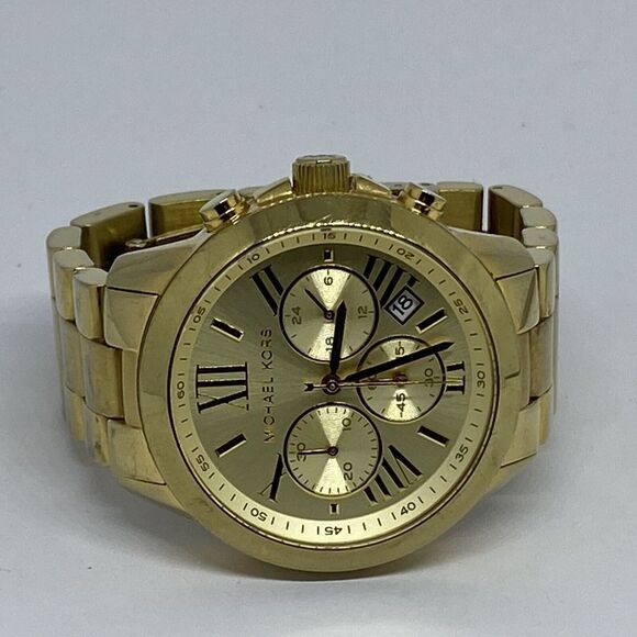 Michael Kors Runway MK5777 Men's Stainless Steel Analog Dial Quartz Watch RQ50 - Picture 7 of 12